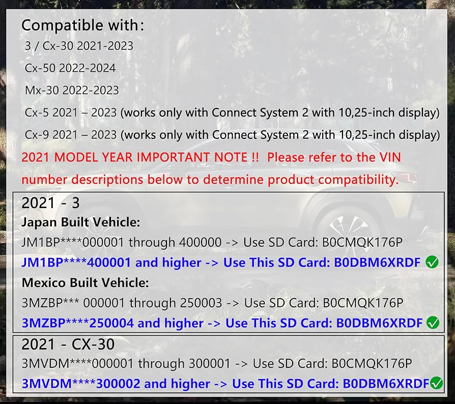（mami）SMAP LIVEDVD Mazda KMV666EZ1B Navigation SD Card 2025 map data (2024/2025